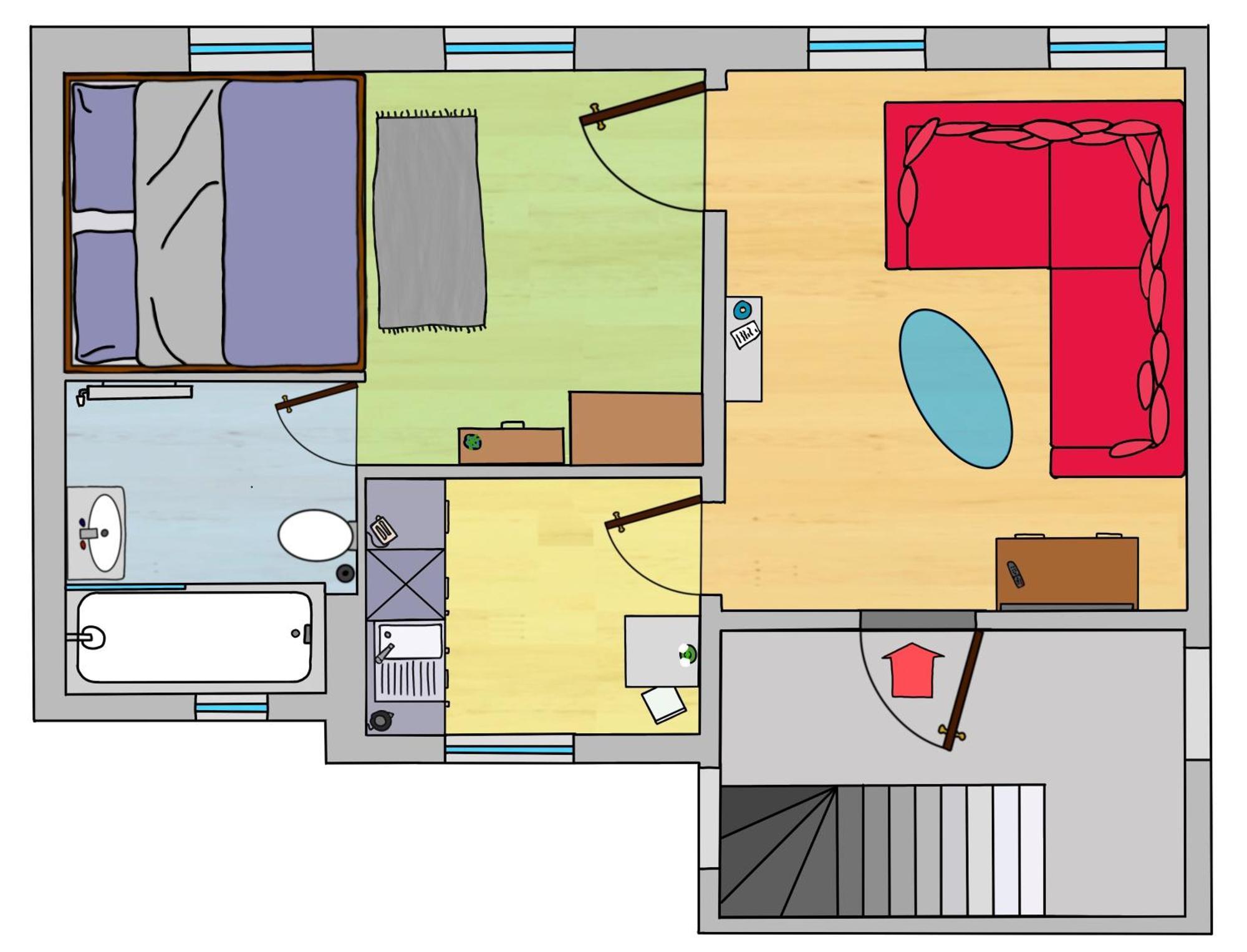 Schwerin Apartment Am Pfaffenteich Eksteriør billede